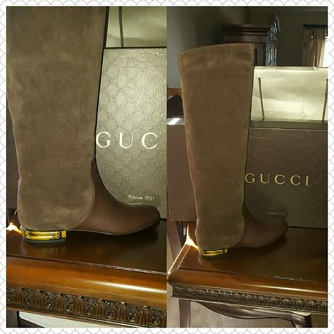 gucci bamboo boots offer